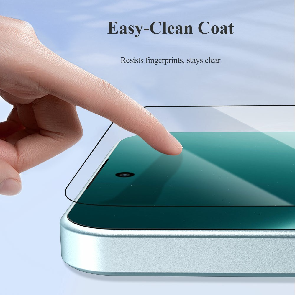 Pellicola Protettiva Schermo Lereach per Xiaomi Redmi Note 15 Pro 5G, Vetro Temperato, Full Glue, Nera