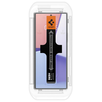 Pellicola protettiva Spigen EZ FIT per Samsung Galaxy Z Fold6 F956, vetro schermato, colla completa, set 2 pezzi, 2.5D, 2.5D, schermo esterno AGL07969 