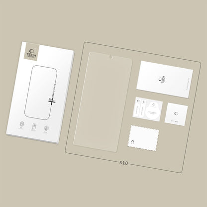 Pellicola Protettiva Schermo Tech-Protect per Samsung Galaxy S25 Ultra S938, Vetro Temperato, Full Glue, Set 10 pezzi