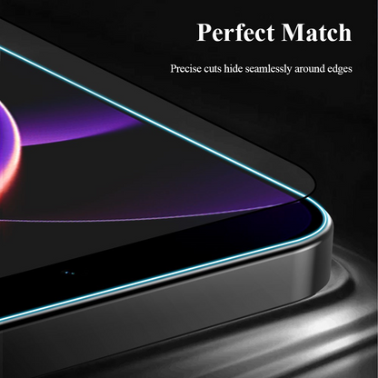 Pellicola protettiva per schermo Lereach per Xiaomi 17T Pro, Vetro temperato, Full Glue, Nero