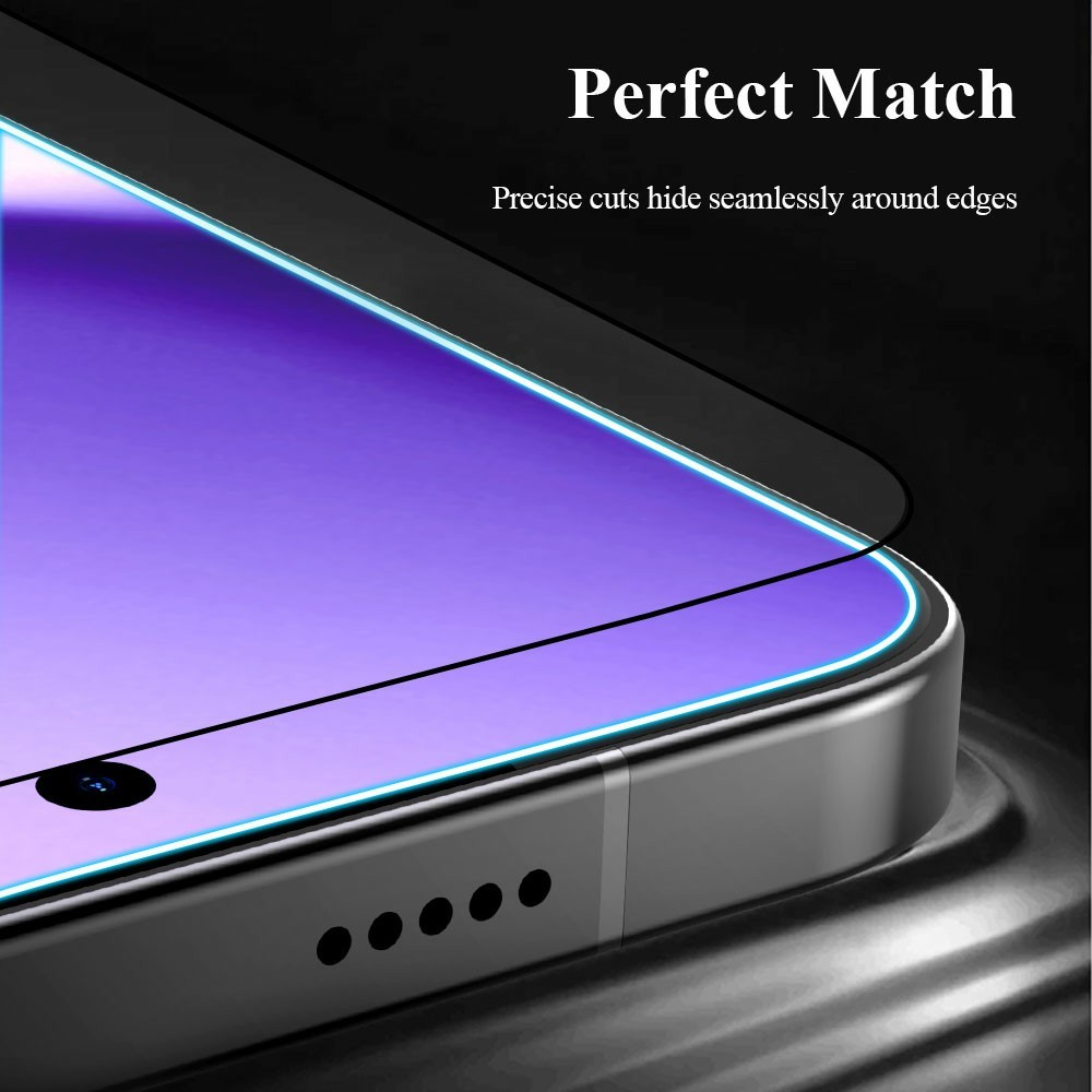 Pellicola Protettiva Schermo Lereach per Xiaomi Poco X8 Pro Max, Vetro Temperato, Full Glue, Nera