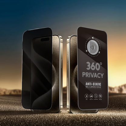 Pellicola protettiva per schermo Privacy OEM 360 per Samsung Galaxy A37 5G, Vetro temperato, Full Glue