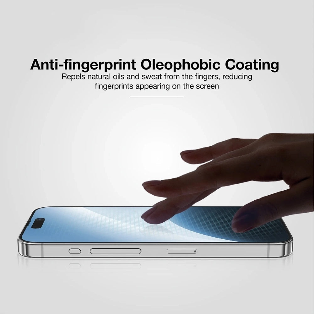 Pellicola Protettiva Schermo Anank 10X Reinforced CG per Apple iPhone 17 Air, Vetro Temperato, Full Glue, 2.5D, Nera