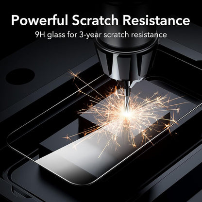 Pellicola protettiva per schermo Anank per Apple iPhone 15, vetro temperato, adesivo completo, 3D, set da 10 pezzi