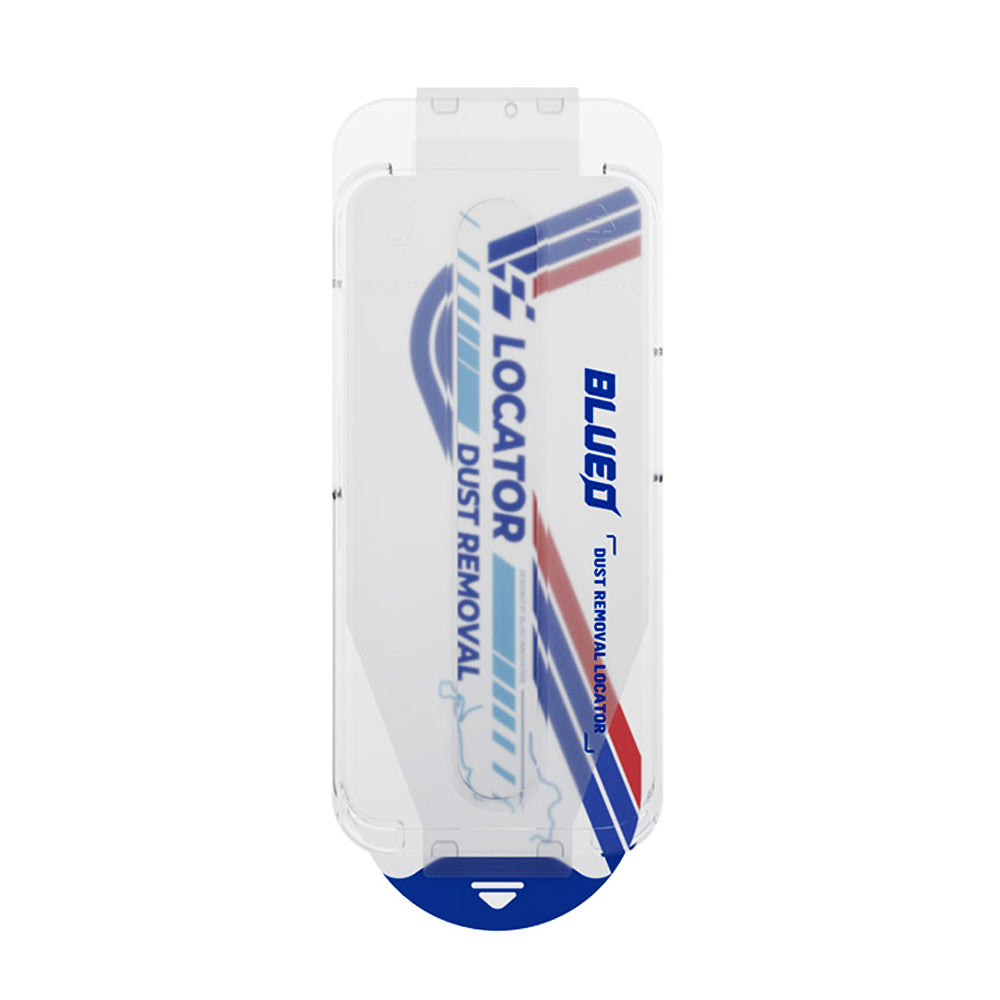 Pellicola protettiva per schermo Blueo Anti-Riflesso HD Applicator Pro per Apple iPhone 15 Pro, Vetro Temperato, Colla Completa, Nera