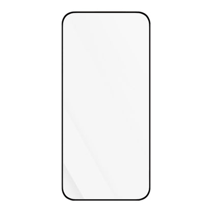 Pellicola protettiva per schermo Blueo Anti-Static HD per Apple iPhone 16 / 15, Vetro temperato, Full Glue, Nero