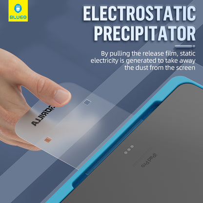 Pellicola protettiva per schermo Blueo HD Applicator Pro per Apple iPad Air (2022) / Pro 11 (2021) / Air (2020), Vetro temperato, Full Glue