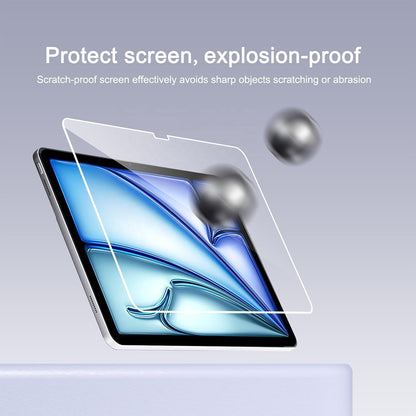 Pellicola protettiva per schermo Blueo HD per Apple iPad (2025) / (2022), Vetro temperato, Full Glue