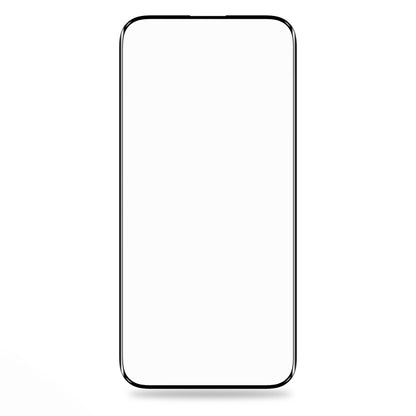 Pellicola protettiva per schermo Blueo Silk HD per Apple iPhone 14 Pro Max, vetro temperato, Full Glue, set da 5 pezzi, 2.5D, nero
