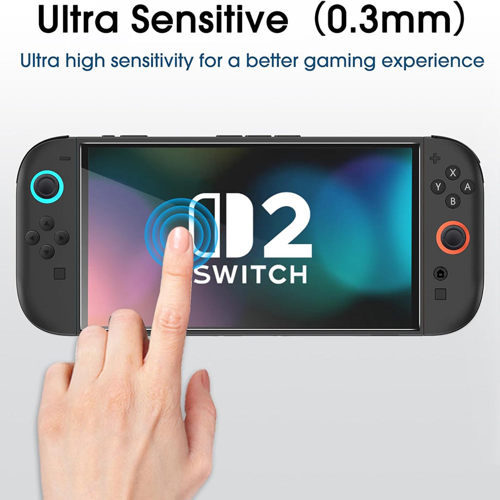 Pellicola Protettiva per Schermo Techsuit SwitchAura Applicator per Nintendo Switch 2, Vetro Temperato, Set 2 pezzi