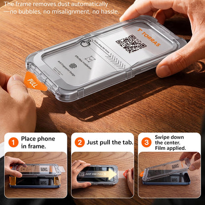 Pellicola protettiva per schermo Torras Sunview AR per Apple iPhone 18 Pro Max / 17 Pro Max, Vetro temperato, Full Glue