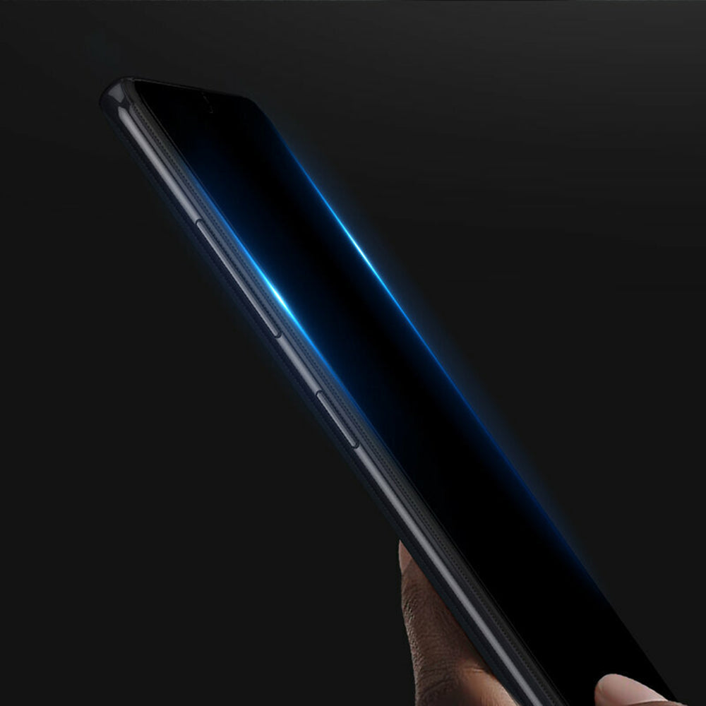 Pellicola protettiva per schermo DUX DUCIS per Samsung Galaxy S25+ S936, Vetro temperato, Edge Glue, Nero
