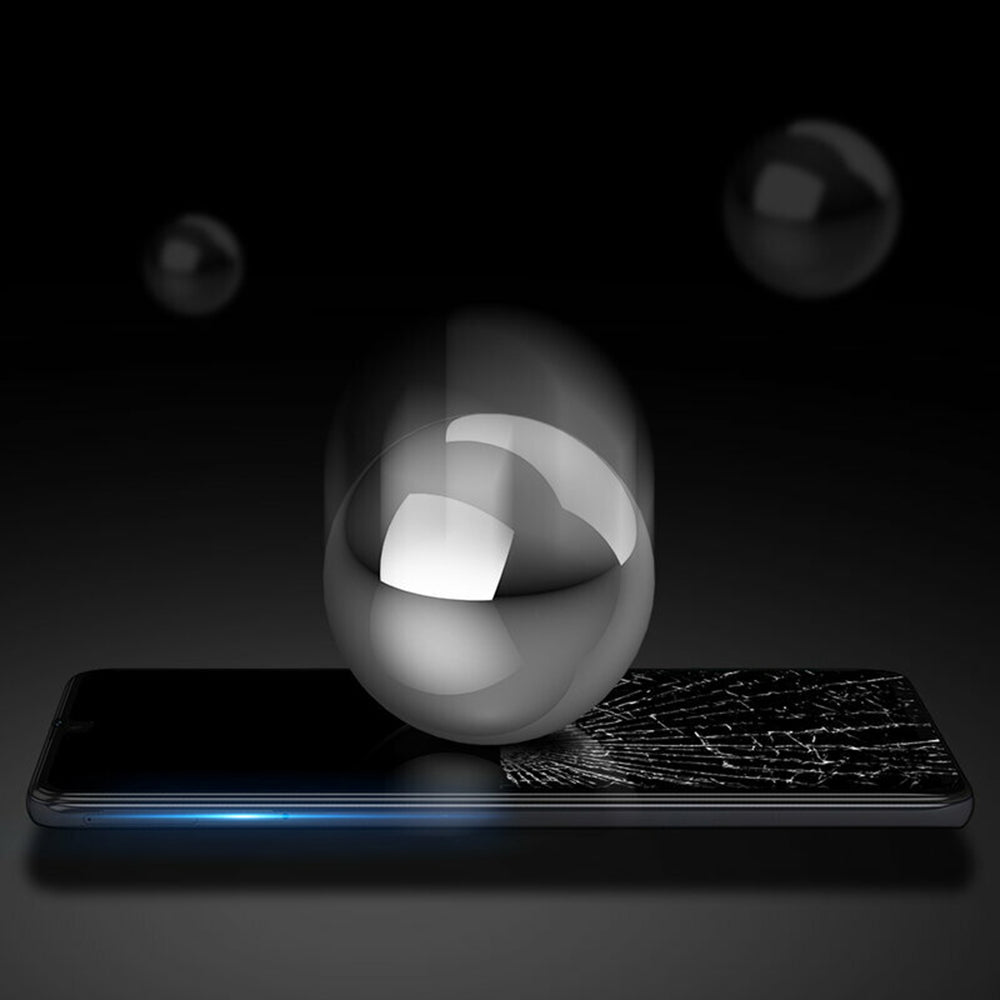 Pellicola protettiva per schermo DUX DUCIS per Samsung Galaxy S25+ S936, Vetro temperato, Edge Glue, Nero