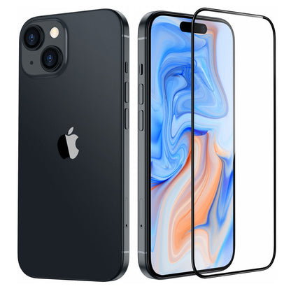Pellicola protettiva schermo ESR Armorite per Apple iPhone 15 Plus, Vetro Temperato, Full Glue, Nera