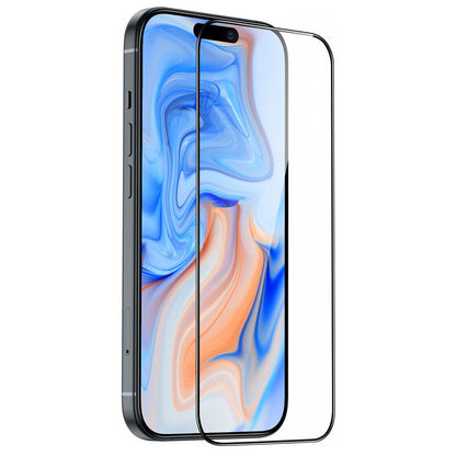 Pellicola protettiva schermo ESR Armorite per Apple iPhone 15 Plus, Vetro Temperato, Full Glue, Nera