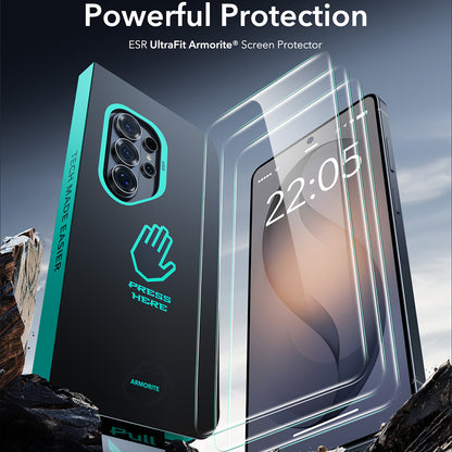 Pellicola protettiva schermo ESR Armorite per Samsung Galaxy S26 Ultra S948, Vetro Temperato, Full Glue, Set 2 pezzi