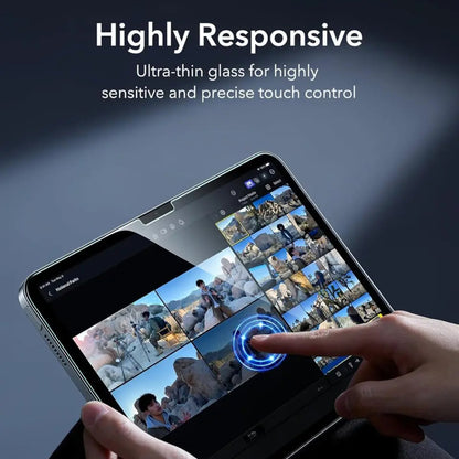 Pellicola Protettiva Schermo ESR Armorite UltraFit per Apple iPad (2025) / (2022), Vetro Temperato, Full Glue, Set 2 pezzi