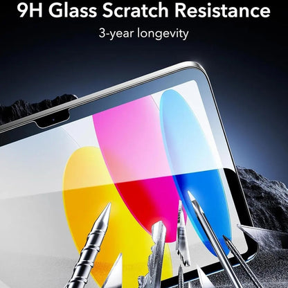 Pellicola Protettiva Schermo ESR Armorite UltraFit per Apple iPad (2025) / (2022), Vetro Temperato, Full Glue, Set 2 pezzi