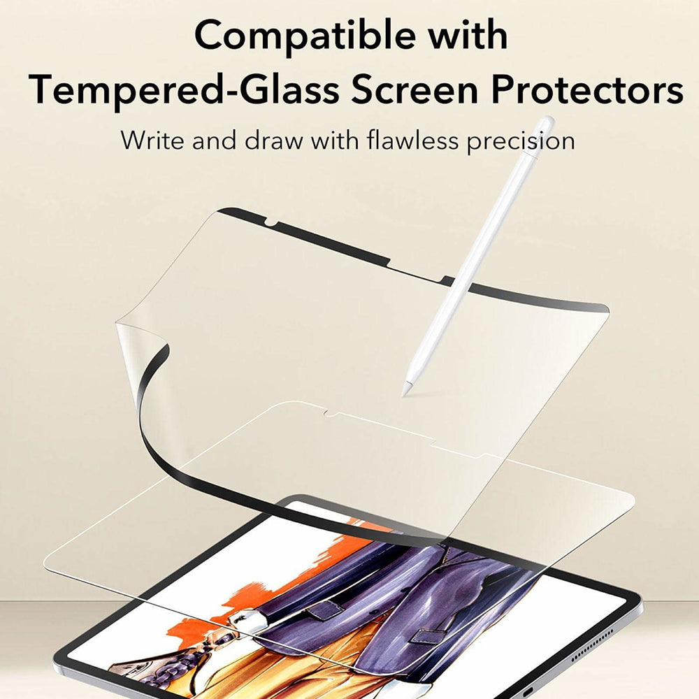Pellicola protettiva Ecran ESR Paper Feel Magnetic per Apple iPad (2025) / (2022), Plastica