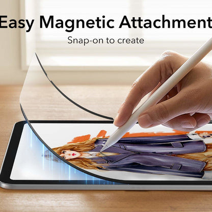 Pellicola protettiva Ecran ESR Paper Feel Magnetic per Apple iPad (2025) / (2022), Plastica