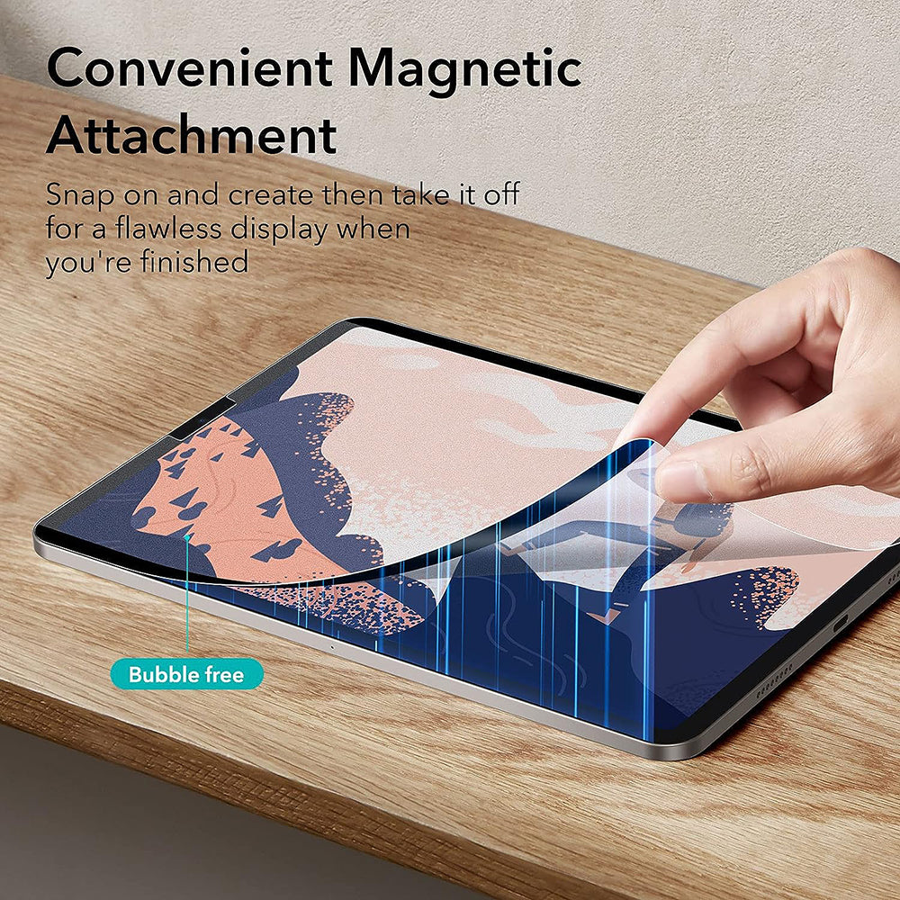 Pellicola protettiva schermo ESR Paper Feel Magnetic per Apple iPad Air 11 (2025) / Air 11 (2024), Plastica