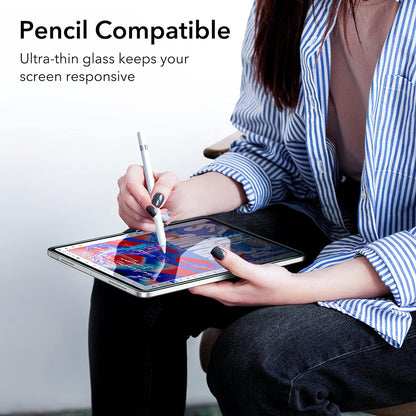 Pellicola Protettiva Schermo ESR per Apple iPad (2025) / (2022), Vetro Temperato, Full Glue, Set 2 pezzi