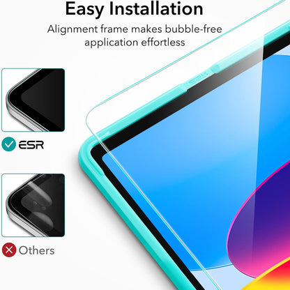 Pellicola Protettiva Schermo ESR per Apple iPad (2025) / (2022), Vetro Temperato, Full Glue, Set 2 pezzi