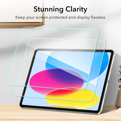 Pellicola Protettiva Schermo ESR per Apple iPad (2025) / (2022), Vetro Temperato, Full Glue, Set 2 pezzi