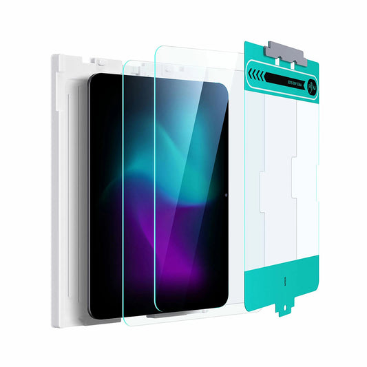 Pellicola Protettiva Schermo ESR per Apple iPad Pro 11 (2024), Vetro Temperato, Full Glue, Set 2 pezzi