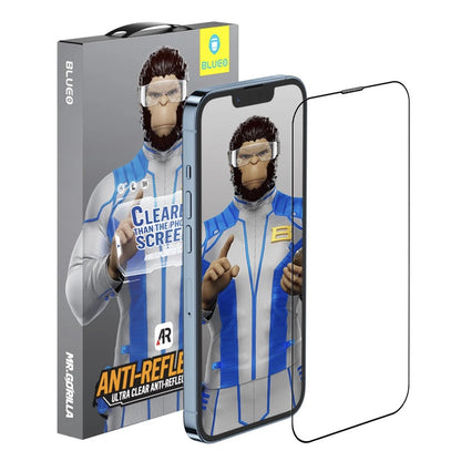 Pellicola protettiva per schermo esterno Blueo Anti-Riflesso HD per Samsung Galaxy Z Fold8 F976, Vetro Temperato, Colla Completa, Nera