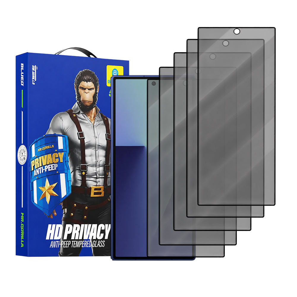 Pellicola protettiva per schermo esterno Privacy Blueo Anti-Peep per Samsung Galaxy Z Fold8 Ultra F971, vetro temperato, adesivo completo, set da 5 pezzi