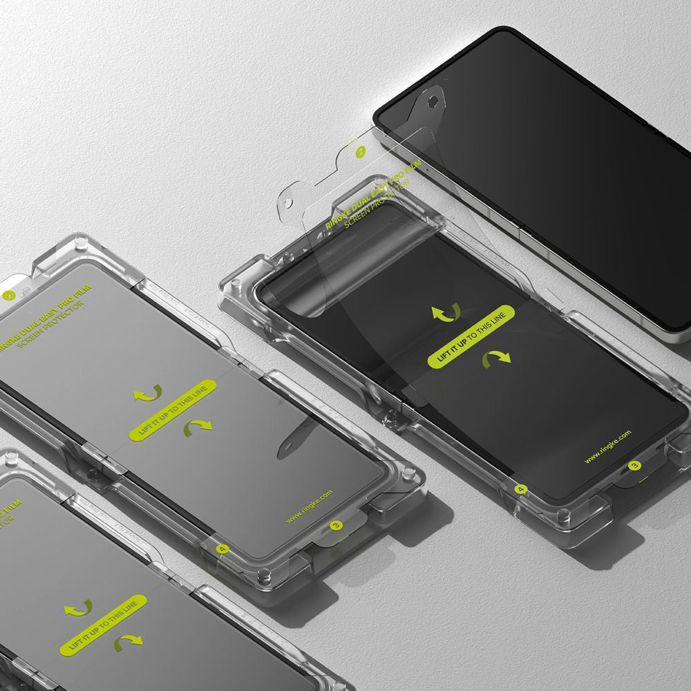 Pellicola Protettiva Interna Schermo Ringke Dual Easy Pro per Samsung Galaxy Z Flip7 F766, Plastica, Set 2 pezzi