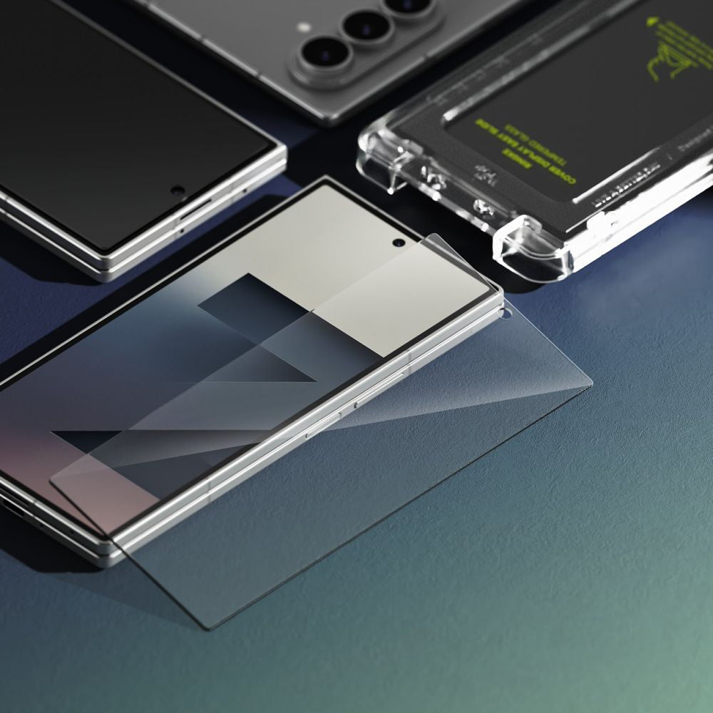 Pellicola protettiva Schermo Esterno Ringke Easy Slide per Samsung Galaxy Z Fold7 F966, Vetro Temperato, Full Glue, Set 2 pezzi