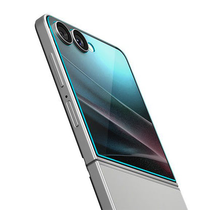 Pellicola Protettiva Esterna Schermo Spigen GlastR EZ FIT per Samsung Galaxy Z Flip7 F766, Vetro Temperato, Full Glue, Set 2 pezzi AGL09585