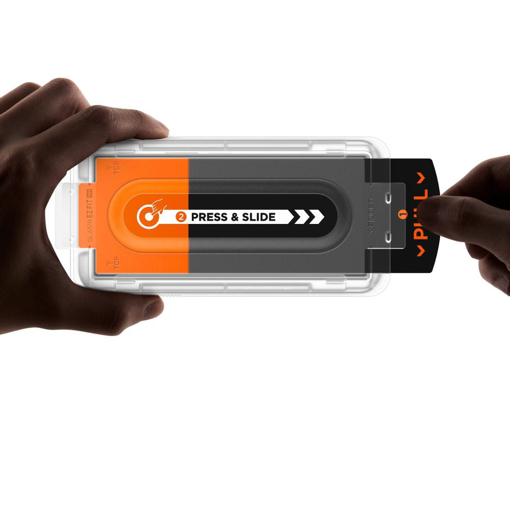Pellicola Protettiva Esterna Schermo Spigen GlastR EZ FIT Pro HD per Samsung Galaxy Z Fold7 F966, Vetro Temperato, Full Glue, Set 2 pezzi AGL09579