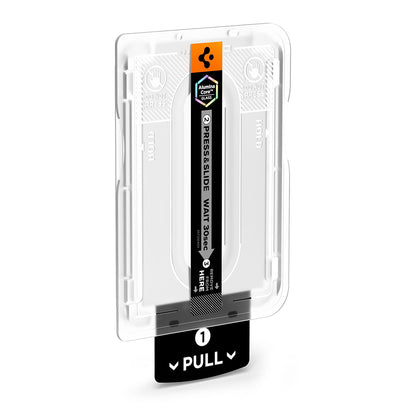 Pellicola protettiva per schermo esterno Spigen GlastR EZ FIT Pro HD per Samsung Galaxy Z Fold8 F971, Vetro temperato, Colla completa, Set 2 pezzi AGL11943