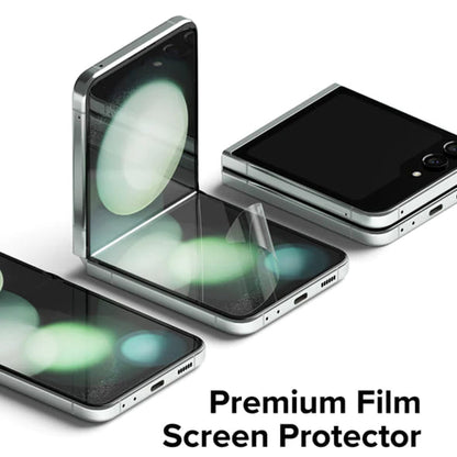 Pellicola Protettiva Interna Schermo Ringke Dual Easy per Samsung Galaxy Z Flip5 F731, Plastica, Set 2 pezzi