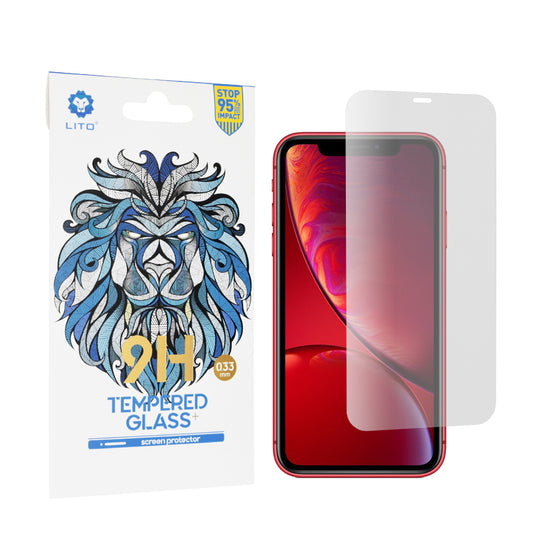 Pellicola protettiva per schermo Lito Classic per Apple iPhone 11 / XR, Vetro temperato, Full Glue, 2.5D
