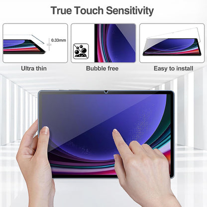 Lito Classic Screen Protector Film for Samsung Galaxy Tab S10+ / Tab S9 FE+ / Tab S9+, Tempered Glass, Full Glue, 2.5D