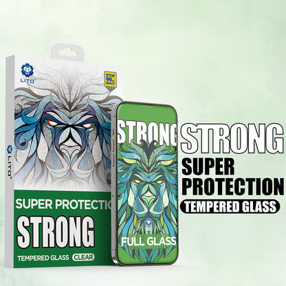 Pellicola Protettiva Schermo Lito D+ Max Strong per Apple iPhone 17 Pro Max, Vetro Temperato, Full Glue, Nera
