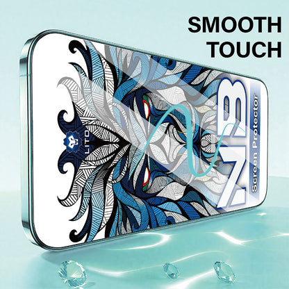 Pellicola Protettiva Schermo Lito NB per Apple iPhone 17 Pro Max, Vetro Temperato, Full Glue, Nera