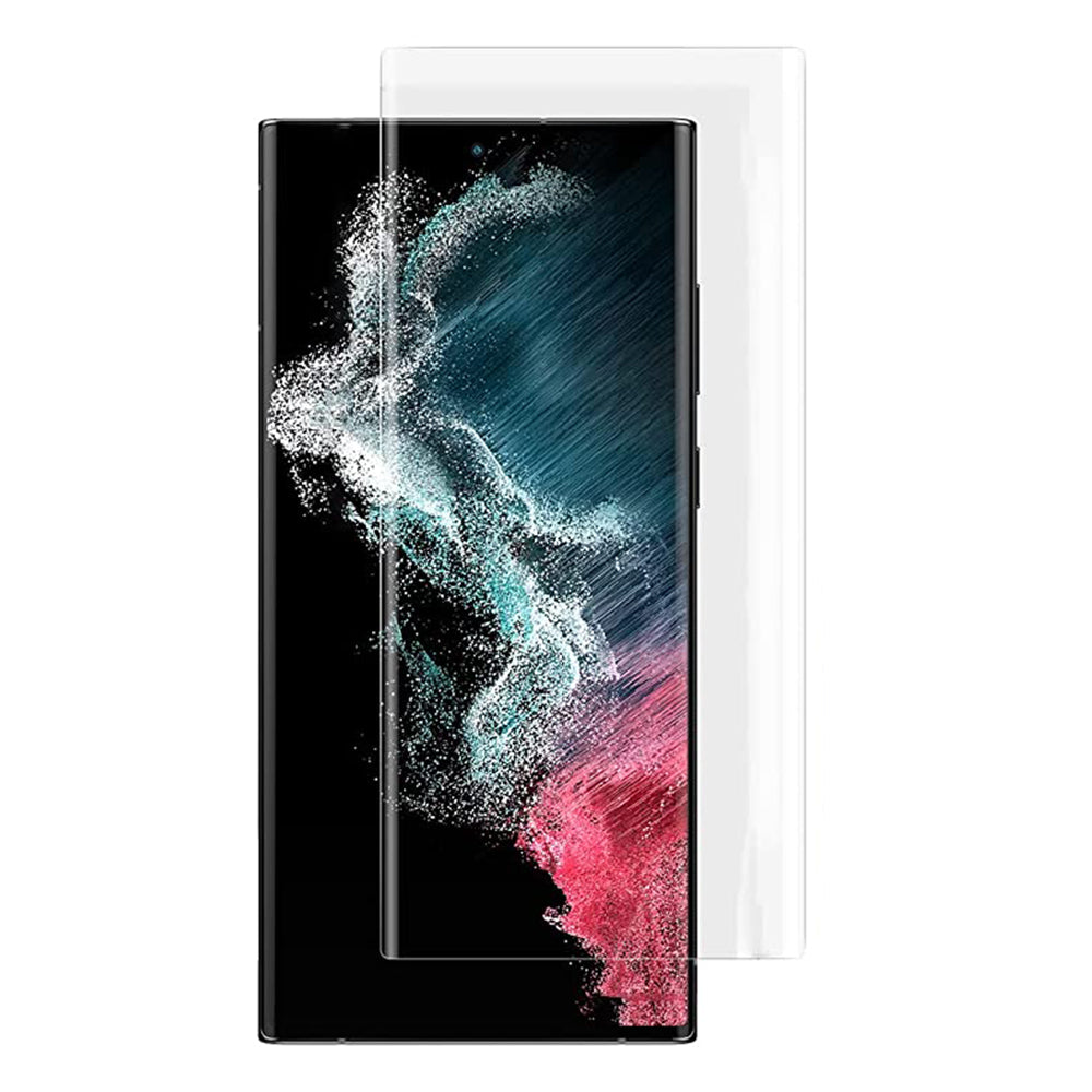 Pellicola protettiva per schermo Lito per Samsung Galaxy S22 Ultra 5G S908, Vetro temperato, Colla UV, 3D
