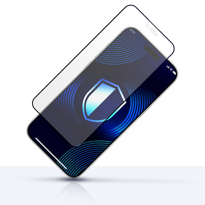 Pellicola Protettiva Schermo Matte 3MK HardGlass Max per Apple iPhone 17 Air, Vetro Temperato, Full Glue, Nera