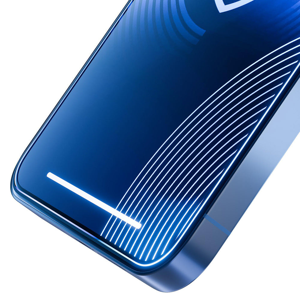 Pellicola Protettiva Schermo Matte 3MK HardGlass Max per Apple iPhone 17 Pro Max, Vetro Temperato, Full Glue, Nera