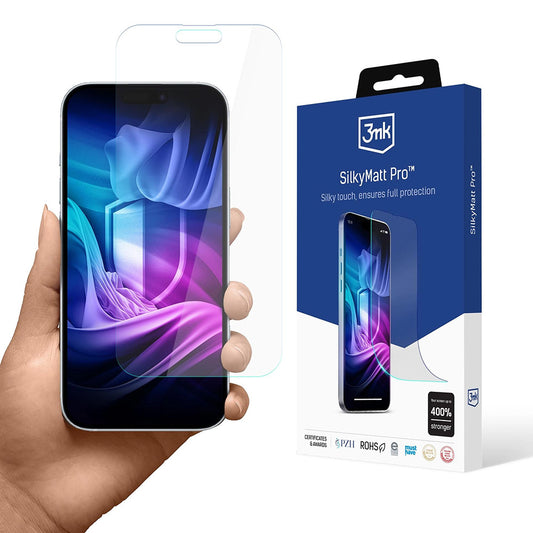 Pellicola Protettiva Schermo Matte 3MK Silky Pro per Apple iPhone 17 Pro, Plastica