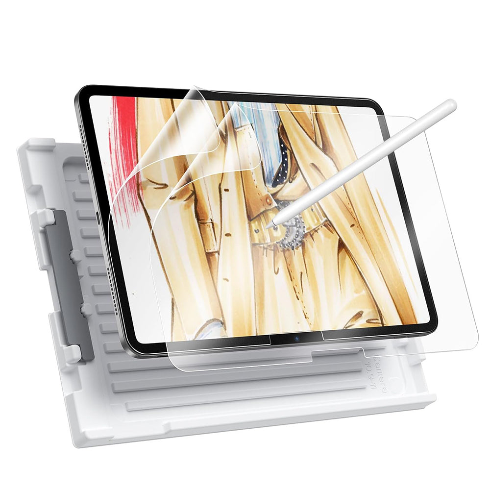 Pellicola Protettiva Schermo Matte ESR Paper Feel per Apple iPad Pro 13 (2024), Plastica, Set 2 pezzi