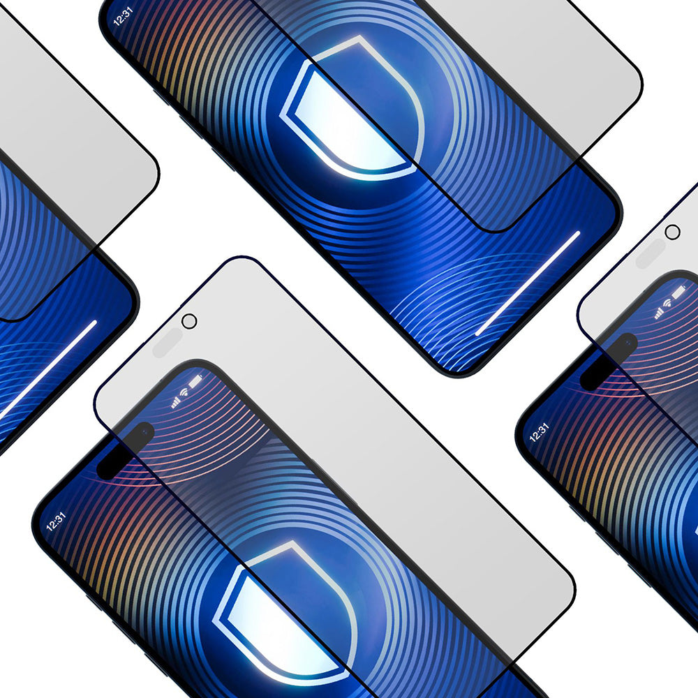 Pellicola Protettiva Schermo Matte Privacy 3MK HardGlass Max per Apple iPhone 17 Pro Max, Vetro Temperato, Full Glue