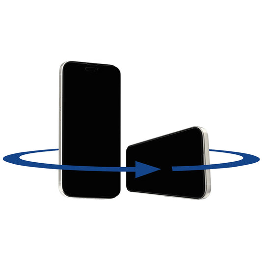 Pellicola protettiva per schermo Privacy Anank 1X Rinforzata 360 per Apple iPhone 15, Vetro Temperato, Colla Completa, 2.5D