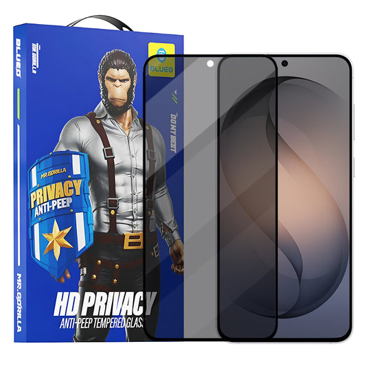 Pellicola Protettiva Schermo Privacy Blueo Anti-Peep per Samsung Galaxy S26 S942, Vetro Temperato, Full Glue