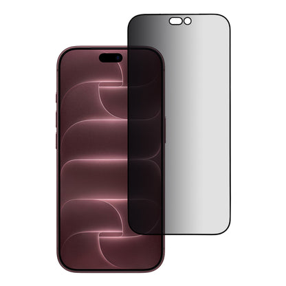 Pellicola protettiva Privacy Blueo Premium Sapphire Applicator per Apple iPhone 18 Pro Max, vetro temperato, adesivo integrale